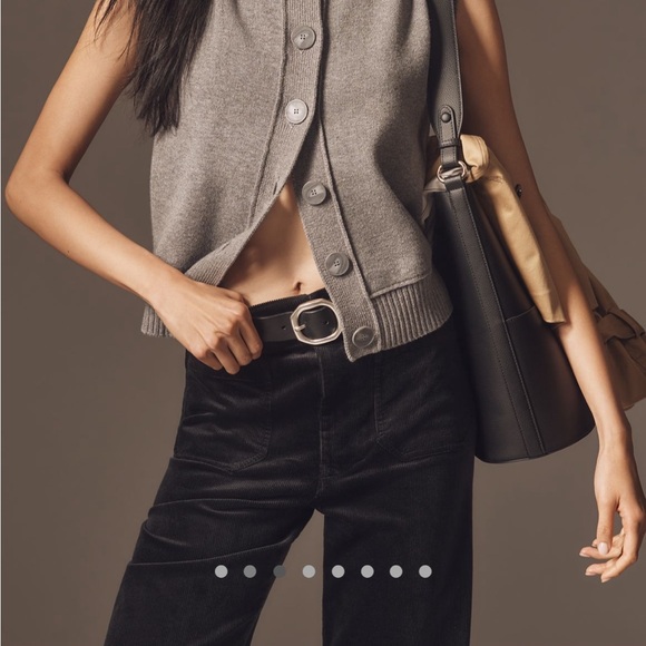 Anthropologie The Colette Full Length Wide Leg Corduroy Pants by Maeve - Picture 4 of 9